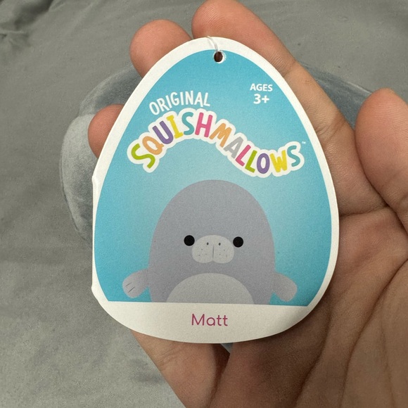 Matt the Manatee 8” Squishmallow - Picture 2 of 3